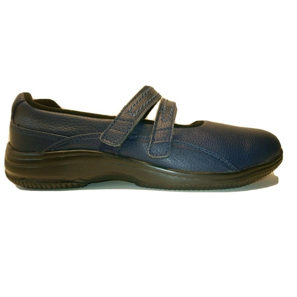 Propet WOMANS Leather Twilite Walker NAVY SIZE 7.5 WIDE